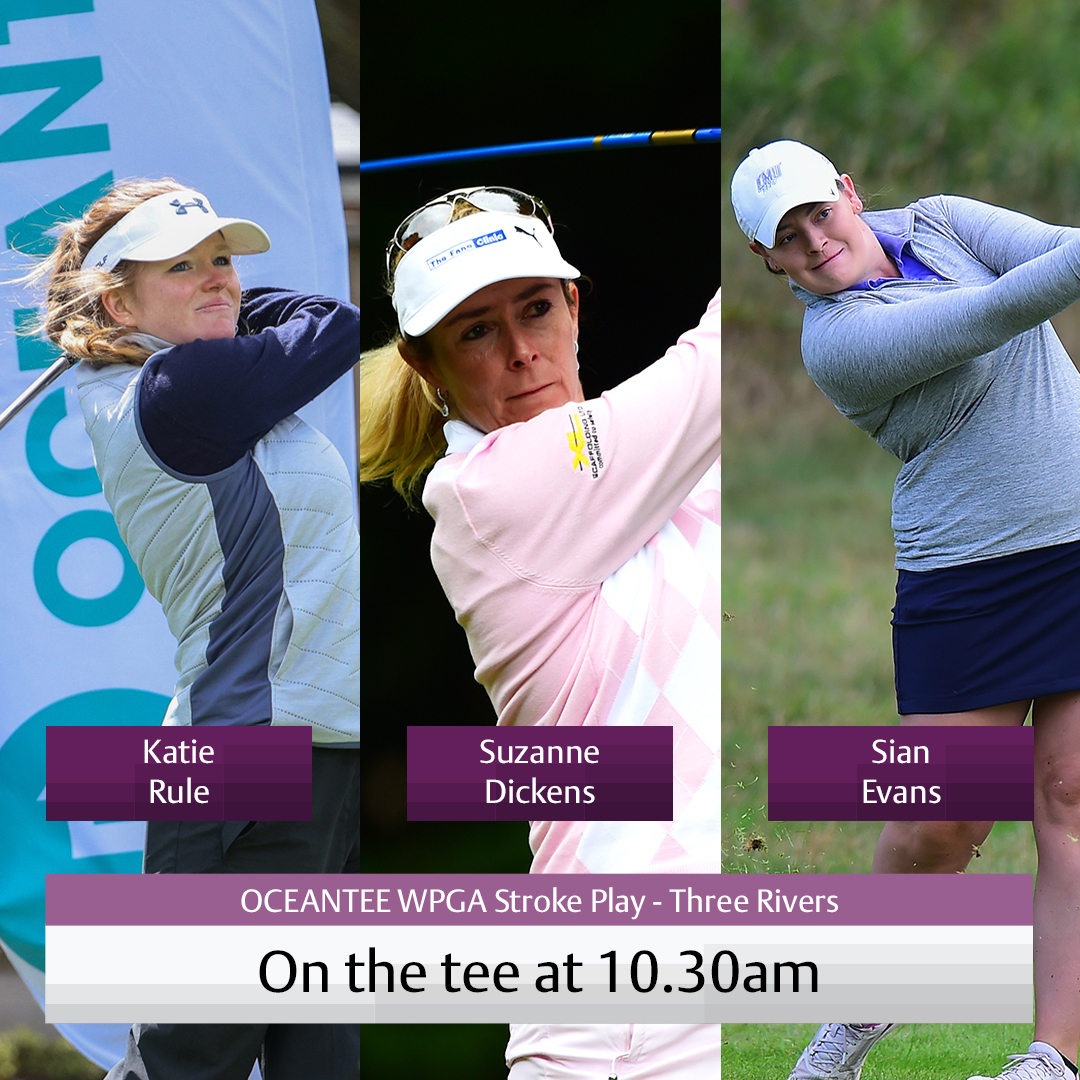 🏌️‍♀️ @PGAKatieRule @SuzDickens and @SianEvansGolf are the the first trio out this morning in the at @OceanTeeGolf WPGA Series Stroke Play event at @threeriversgolf

⛳️ Follow live scoring here 👉 bit.ly/3xvVCPd

#OceanTeeWPGASeries