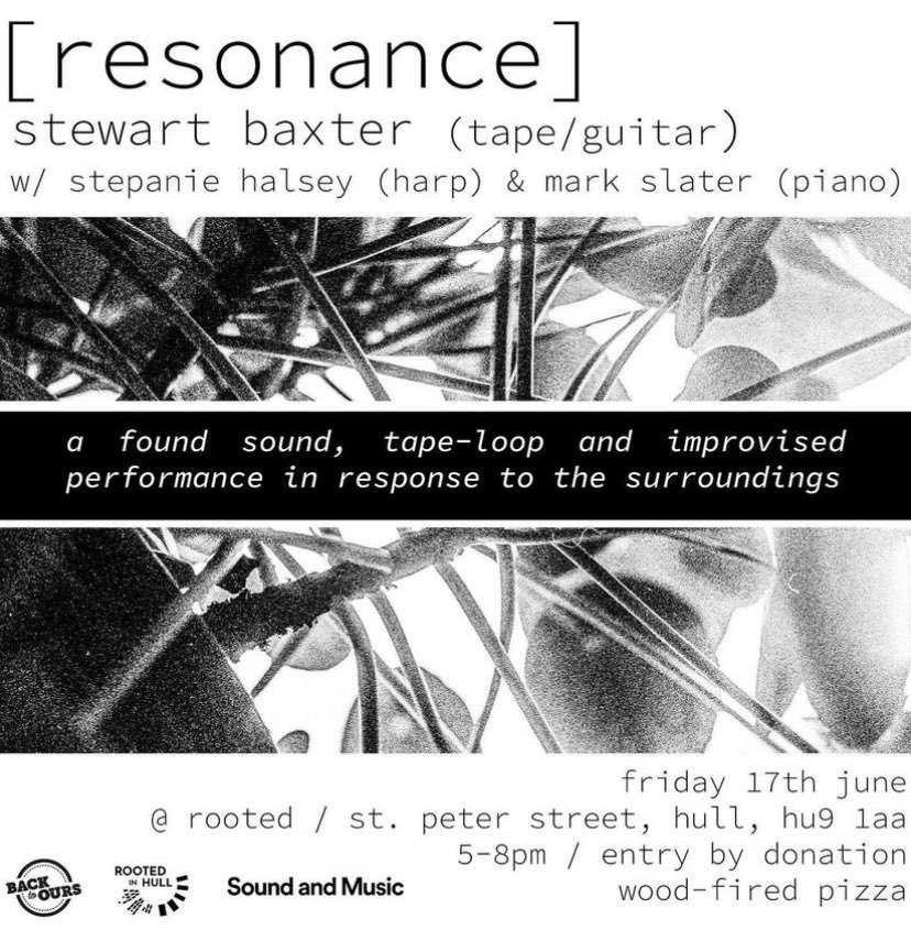 BTOHull's tweet image. The perfect chilled end to the week 💫

Pizza and music from 5pm tomorrow @RootedinHull with @bombedbuildings and friends. It’s gonna be beaut 🤩

@soundandmusic #ComposerCurator