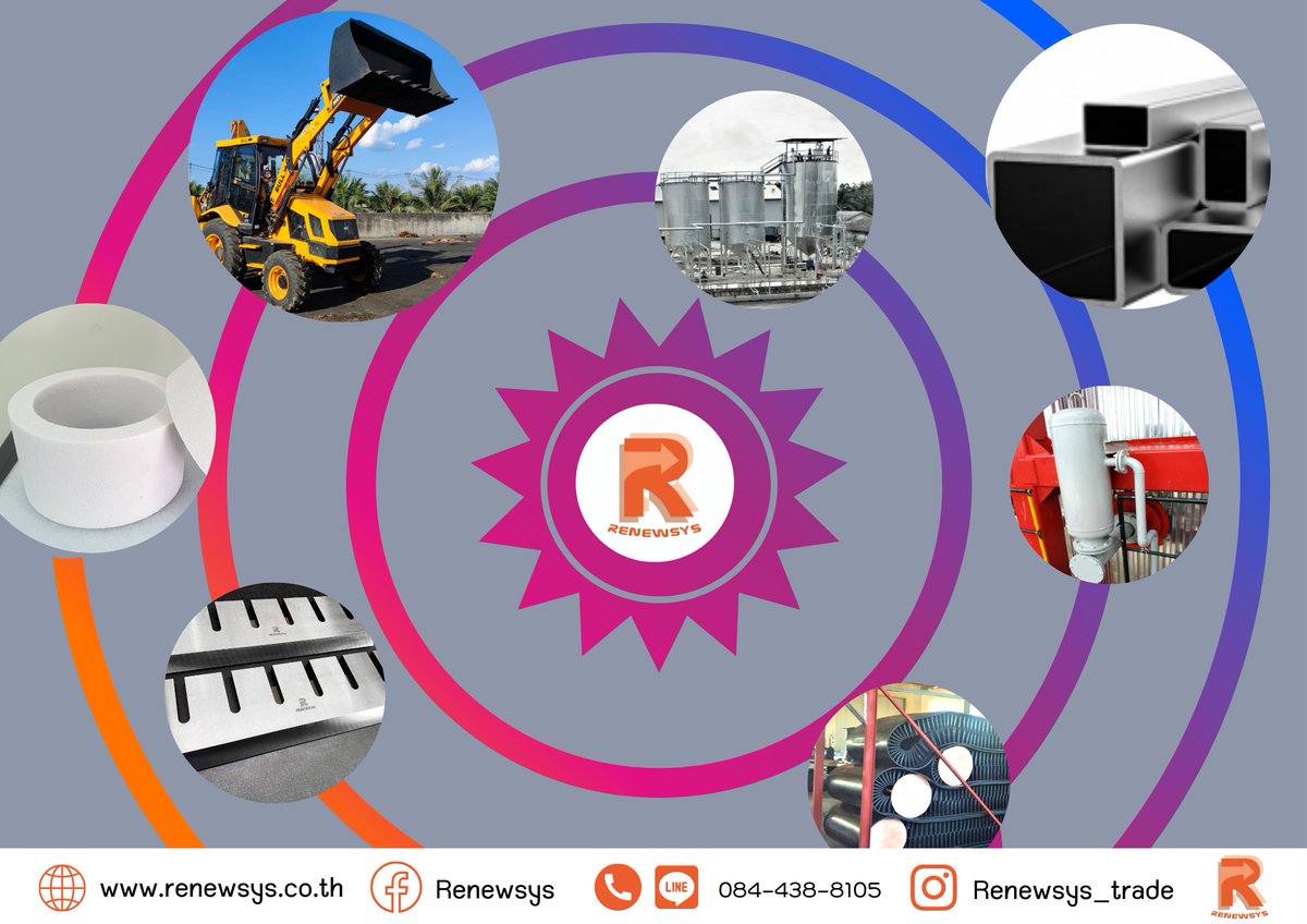 Renewsys_trade's tweet image. ✴️ จะอยู่ที่ไหนก็มีเรา ผู้ให้บริการเเบบครบวงจร One Stop Service ✴️
✴“รีนิวซิส” จัดจำหน่ายผลิตภัณฑ์อุตสาหกรรมเ ✴️

---------------------
☎️ติดต่อสอบถามได้ที่:
Tel &amp;amp; Line ID: 084-438-8105

#industrialblade #shreddermachine  #Bangkok #Thailand #รีนิวซิส #อุตสาหกรรม