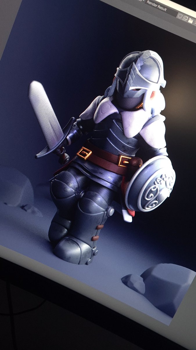 GM ☕ Time to unleash the warrior

-
#Blender3d #3dart