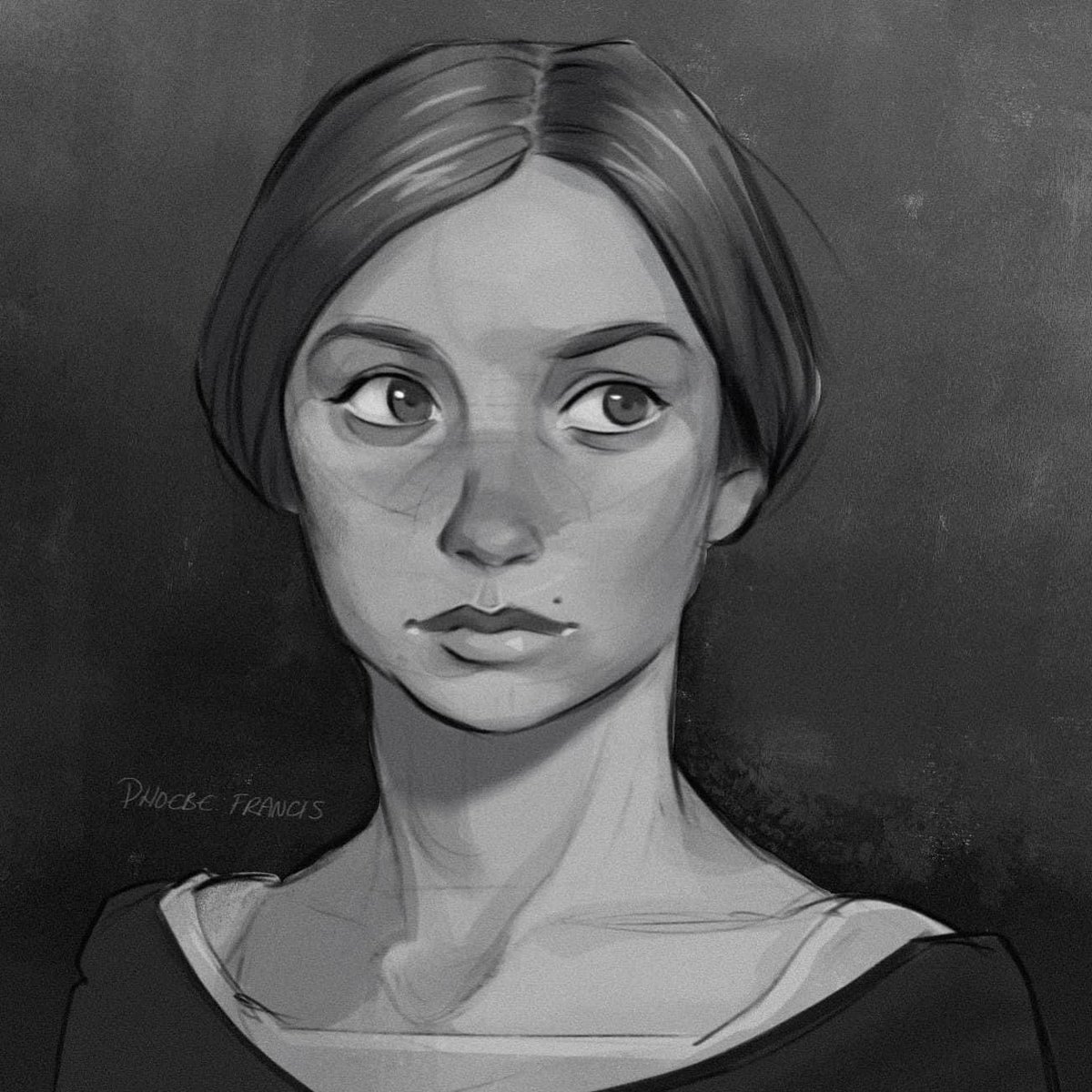 FebbeeD's tweet photo. #potraitart of #janeeyre trying some new techniques to get faster at drawing and painting- and spend less time noodling away at a piece!
#art #Procreate #digitalart #drawing #sketch https://t.co/ZQLfAGRpQ9
