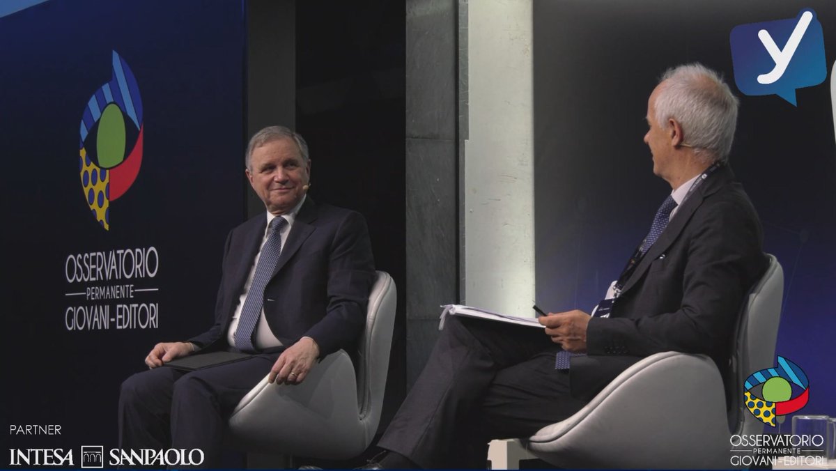 UfficioStampaBI's tweet photo. Il Governatore #Bankitalia #Visco a #YoungFactor @opge Viviamo in un mondo incerto che cambia velocemente. È necessario che i giovani investano in conoscenza per avere le competenze sempre migliori per affrontare il cambiamento. @lucfontana @MariaLatella https://t.co/MSa5yNRSPd