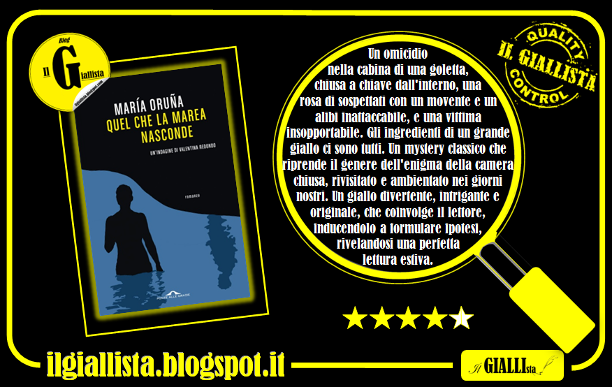 GiallistaIl's tweet photo. #RecensioneFlash su #IlGiallista:
#QuelCheLaMareaNasconde di @maria_oruna, edito da @ponteallegrazie.
La #review continua sul blog! 👇👇👇
https://t.co/0zUKZk09Xi https://t.co/GAEh8VI8y0