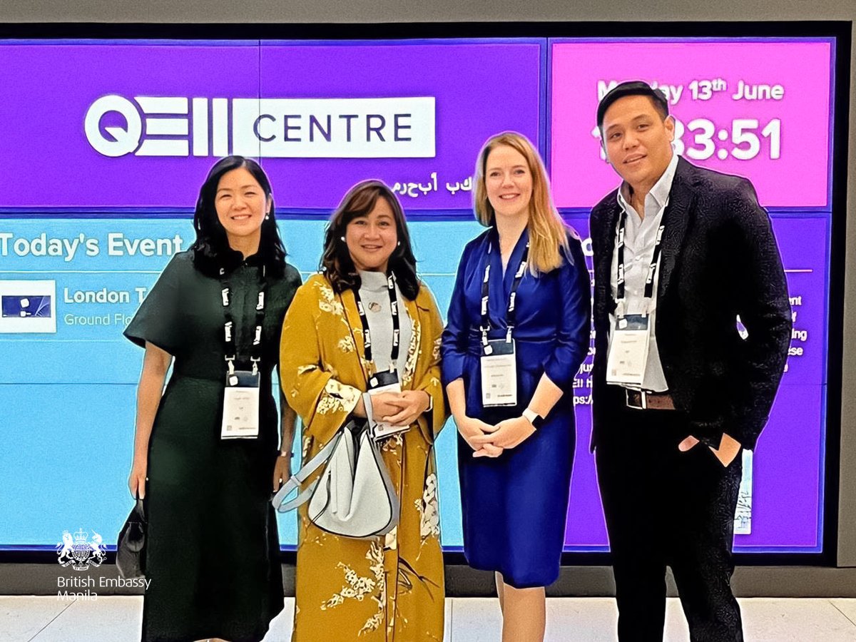 ukinphilippines's tweet photo. The GCash team is in the UK for #LondonTechWeek2022! 🇬🇧
The delegation, with two Filipina 🇵🇭 #WomenLeaders, will be participating in events with the opportunity to share stories of innovation with other global start-up founders and corporate leaders.
#SeeThingsDifferently https://t.co/eq903Wm7VH