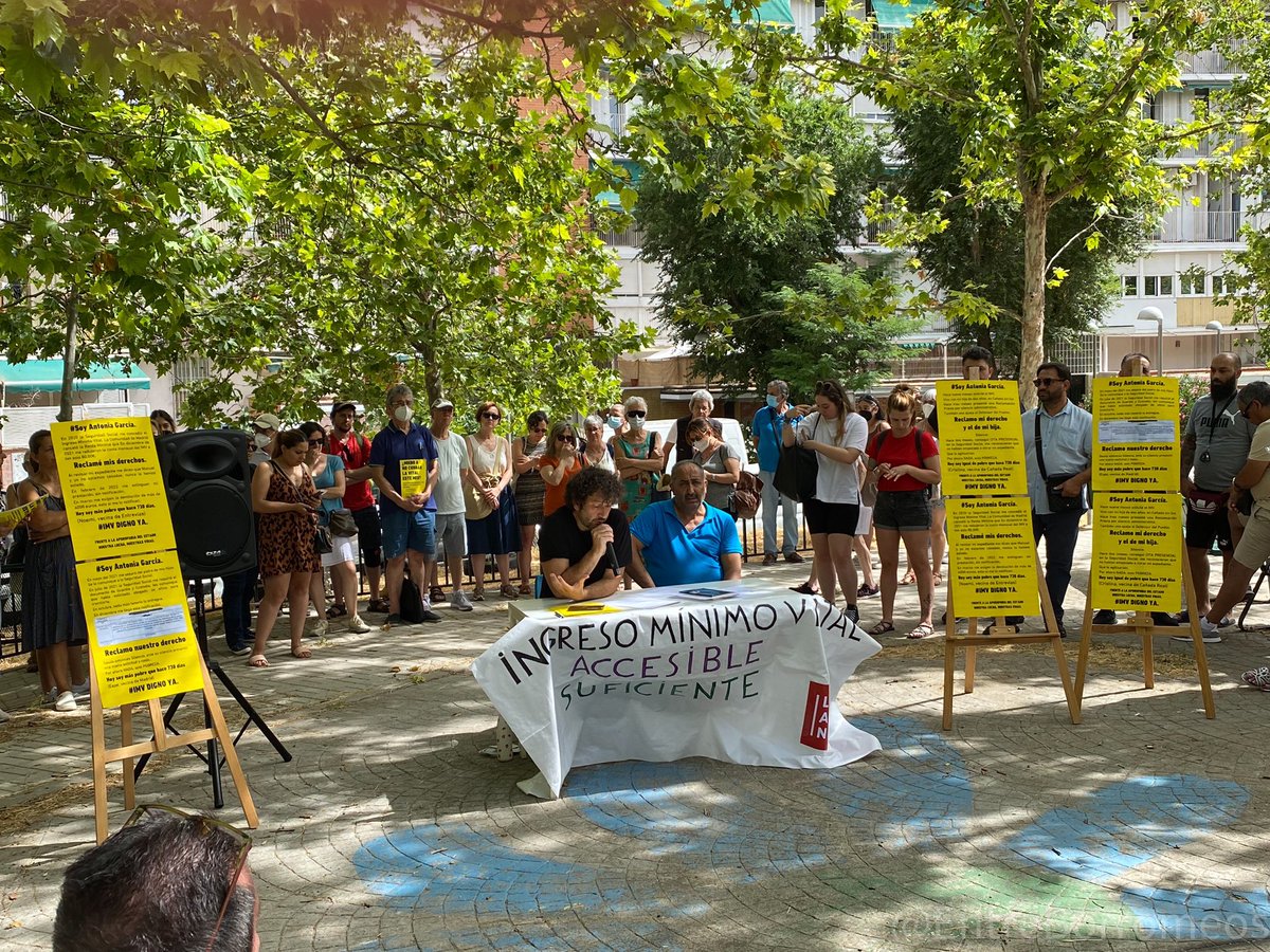 En la rueda de prensa #IMVDIgnoYA valorando el “fracaso de esta medida” que ha abocado a muchas familias a una red burocrática donde se confirman los “incidentes de odio” de .<a href="/inclusiongob/">Ministerio Inclusión Seguridad Social Migraciones</a> 
#730diasdedolor