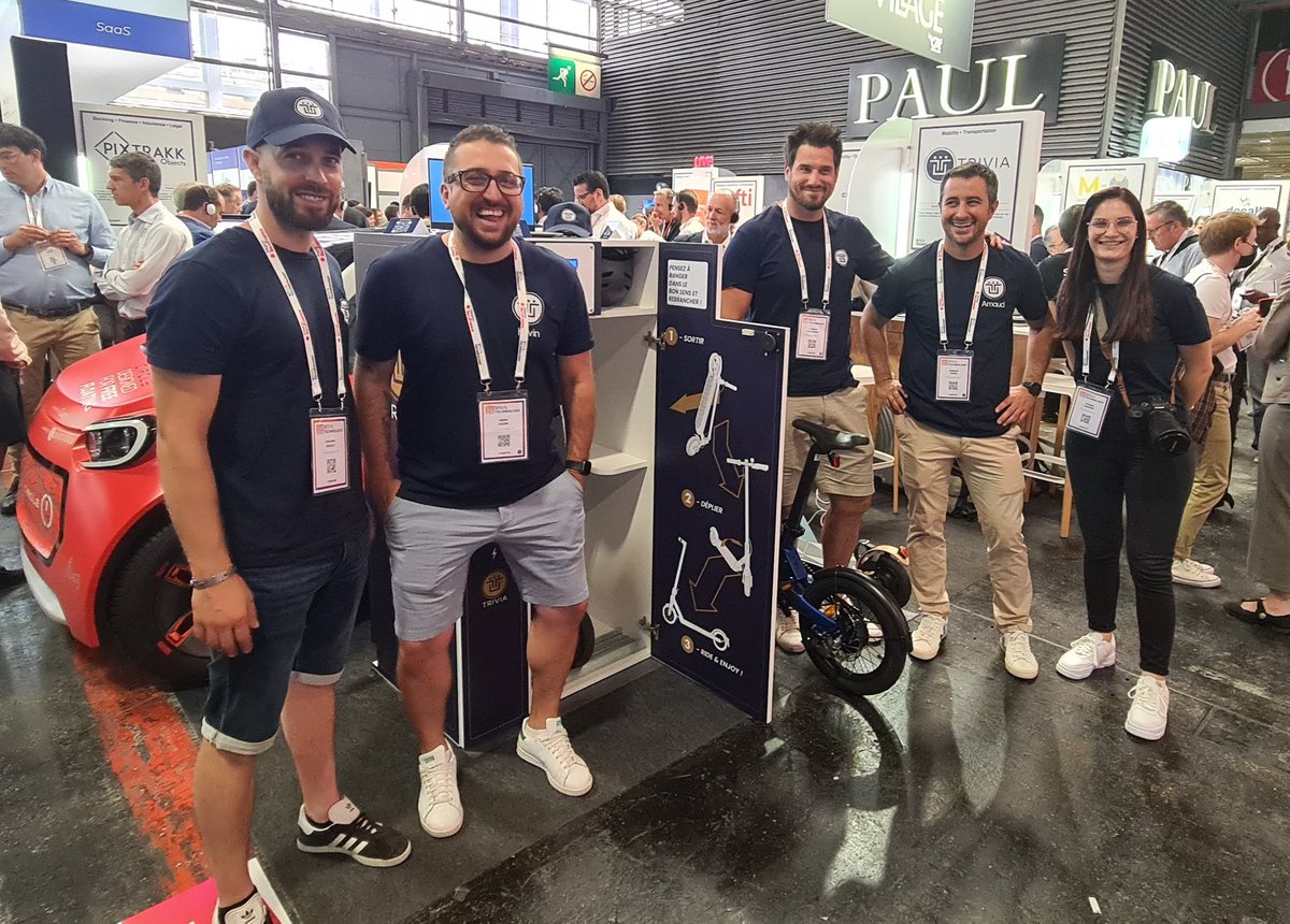 MobilityTrivia's tweet photo. ⭐️𝕍𝕀𝕍𝔸𝕋𝔼ℂℍ - 𝔻𝔸𝕐 2 ⭐️

C’est parti pour ce second jour au salon @VivaTech ! 

Nous sommes prêts pour vous accueillir et vous proposer des démos exclusives ! 🎁

Ça se passe ici 👉 𝗧𝗥𝗜𝗩𝗜𝗔 𝗠𝗢𝗕𝗜𝗟𝗜𝗧𝗬 - [𝗝𝟬𝟵-𝟬𝟬𝟳]

@LeVillagebyCA #Vivatech #startup https://t.co/8nTCQF5wsc
