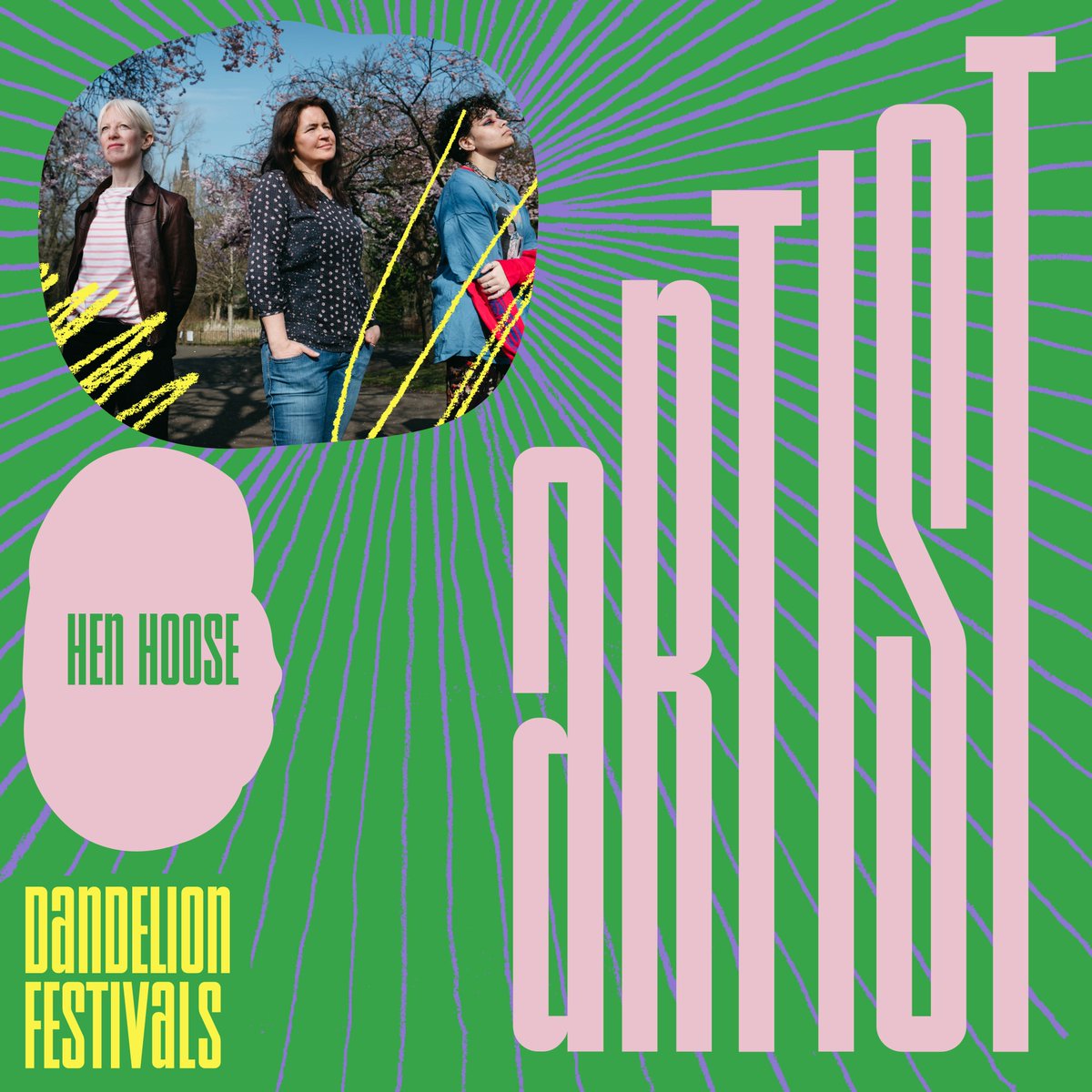 DandelionScot's tweet photo. Hen Hoose is a collective of female &amp; non-binary Scottish musicians ft @IAMKP, @emmaspollock, @GoodDogSuse,  @elisaelektra, Jayda,@PippaMurph &amp; Amandah Wilkinson of @bossy_love, brought together by singer-songwriter, @TRSchlesinger. 

See them this Saturday at #DandelionFestival! https://t.co/oWtGlBYE4B