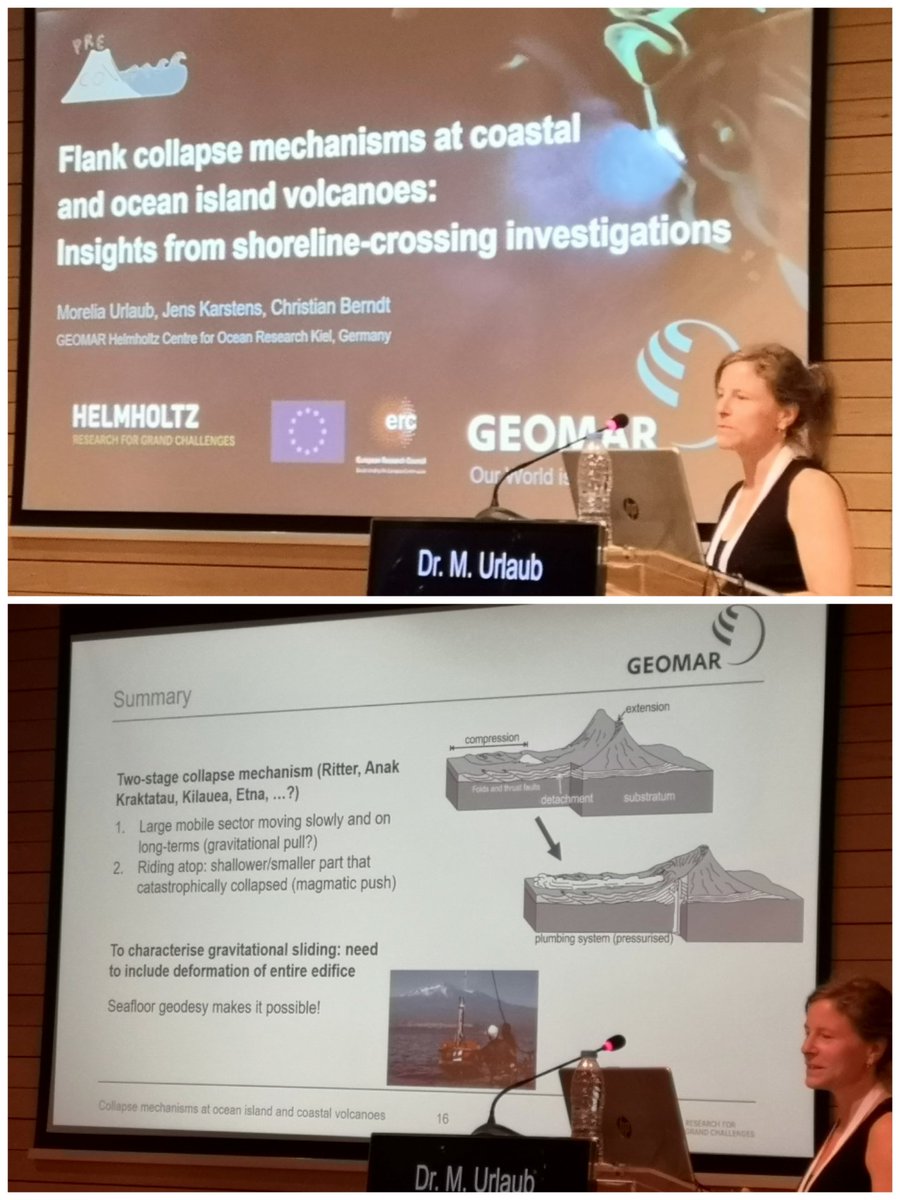 volcanomum's tweet photo. The @PRE_COLLAPSE project by @morelia_ur attempts to finally fill in our major knowledge gap about volcano tectonic interaction and landslides beyond the coastline in the submarine environment. 🌋🌊🚢❗ @GEOMAR_en @CoV11Crete #cov11 #M178 #HazELNUT https://t.co/YX0kfFkj8q