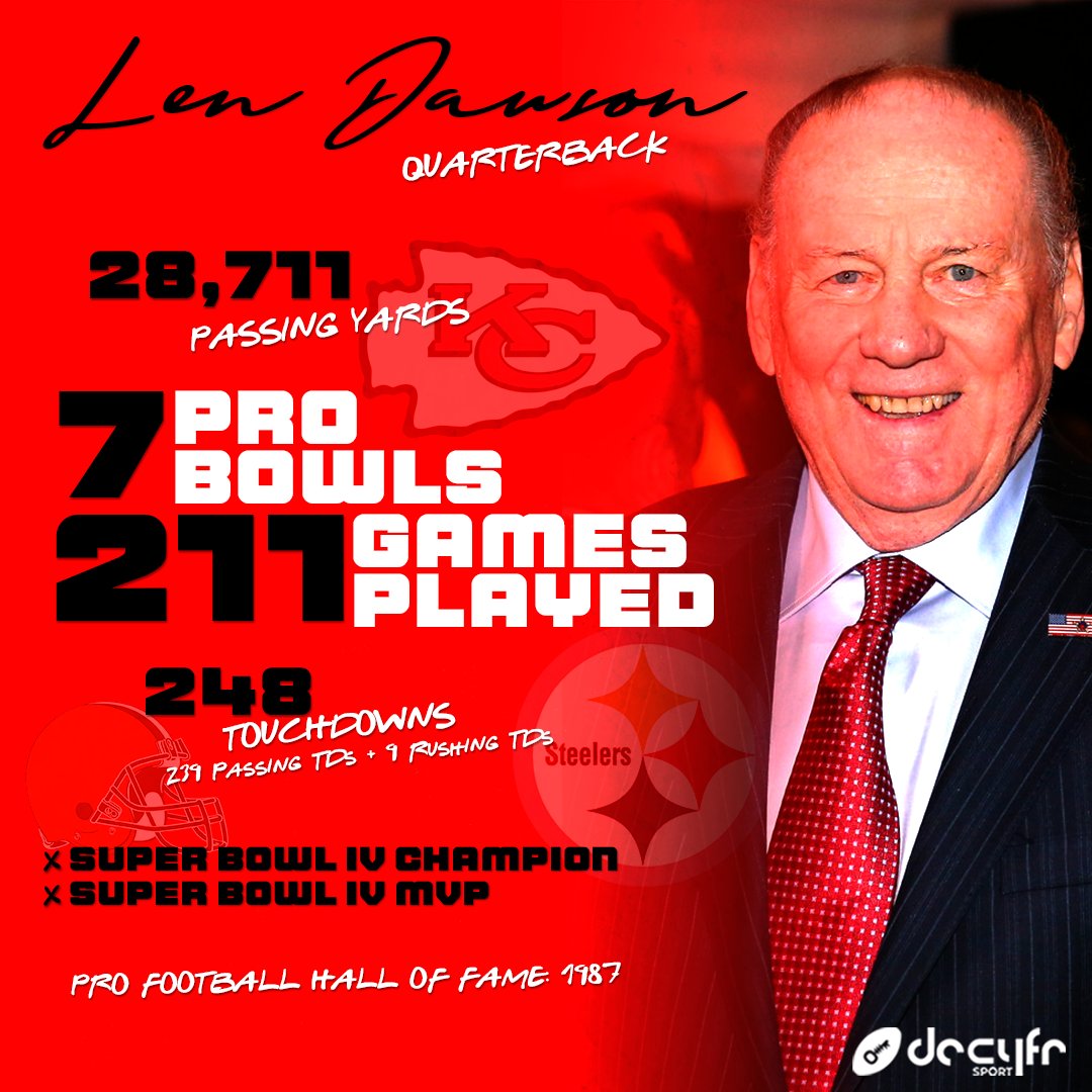 Happy birthday to legend, Len Dawson!     