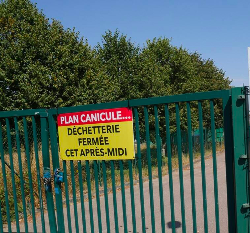 [#canicule ]

🥵 En raison des fortes chaleurs annoncées ce week-end, les #déchetteries de Changé et Parigné-l’Évêque seront exceptionnellement ouvertes samedi 18 juin de 8h00 à 13h00. 

⚠️ Elles seront fermées l’après-midi.

📞  02 43 40 09 98
📱  cc-sudestmanceau.fr