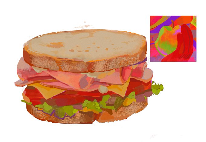 「sandwich」のTwitter画像/イラスト(新着))