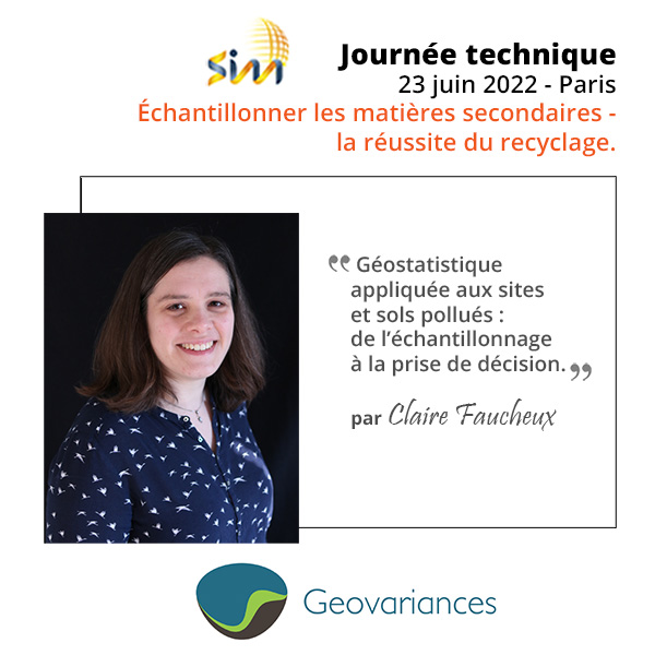 #Geovariances participe à la journée technique organisée par la Société de l'industrie minérale "Echantillonner les matières secondaires - la réussite du recyclage" le jeudi 23 juin 2022 à Paris et présentera à cette occasion un papier:
➡️geovariances.com/en/events/jour…
#SIM