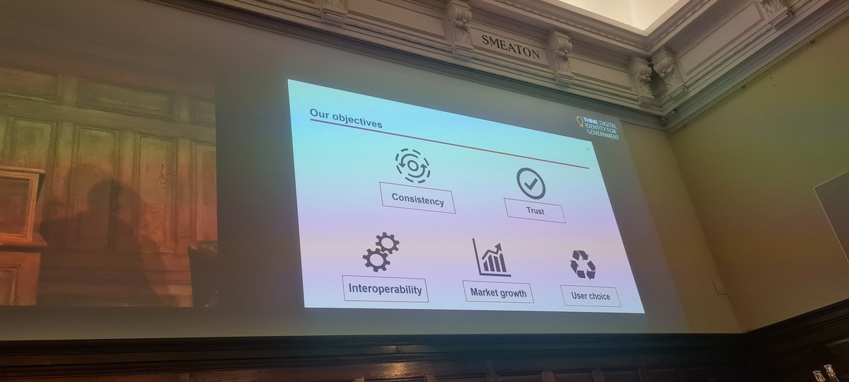 George Muscat explaining the brilliant objectives of the <a href="/DCMS/">Department for Culture, Media and Sport</a> Trust Framework. The Trust Framework published a beta version this week 👏 #Thinkdigid