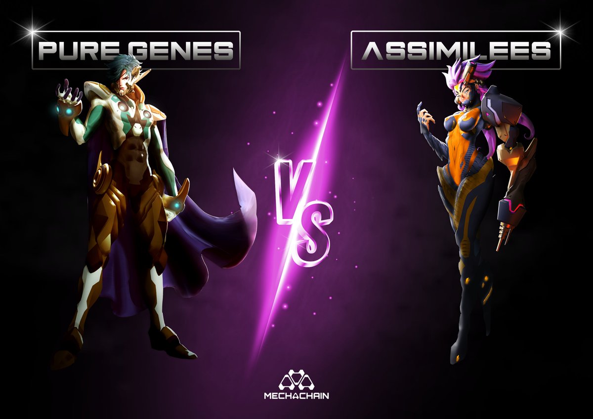 🔥 150 mecha$ to win 🔥

1️⃣ Join our Discord : discord.com/invite/mechach……
2️⃣ Choose your faction
3️⃣ Comment your discord ID

Pures Genes or Assimilees, who will win ?

Any interaction with this tweet will be considered 😉