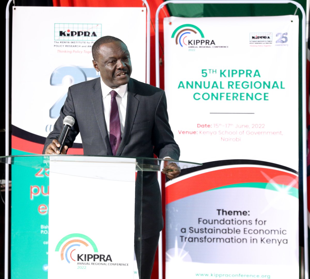 KIPPRAKENYA's tweet photo. Happening Now: Official Opening of 5th KIPPRA Annual Regional Conference. CS Hon. Amb. Ukur Yatani  represented by CAS Eric Wafukho officially opens the conference. Present are PS @Planning_Ke , Mr. Saitoti Torome and KIPPRA Board Chair Dr Benson Ateng’ . #KIPPRAConference2022 https://t.co/ciB1oeDLCt