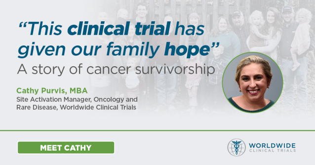 It's #CancerSurvivorsMonth, and my colleague Cathy's story is why we do the work we do. Clinical trials help families like hers improve quality of life for the ones we love. bit.ly/397lhpd bit.ly/3O2SUYn