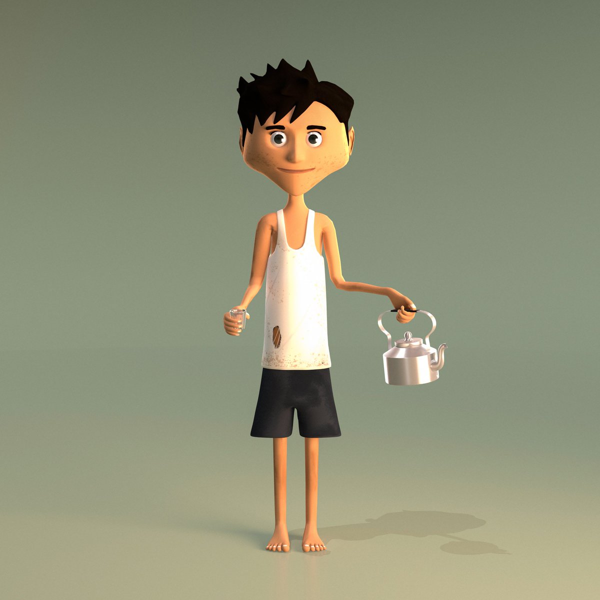 artcreator_Smit's tweet photo. #2nd 3D Character model of Raju Chai vala
.
.
.
#3DModel #characterdesign #Character #animation #3dart #3dartwork #CharacterAnimator #NFTs #NFTCommunity #NFT #NFTGiveaways #NFTGiveaway #NFTartwork #NFTArts #nftarti̇st #nftarti̇sts #NFTProject https://t.co/h8dVLZ1d6O