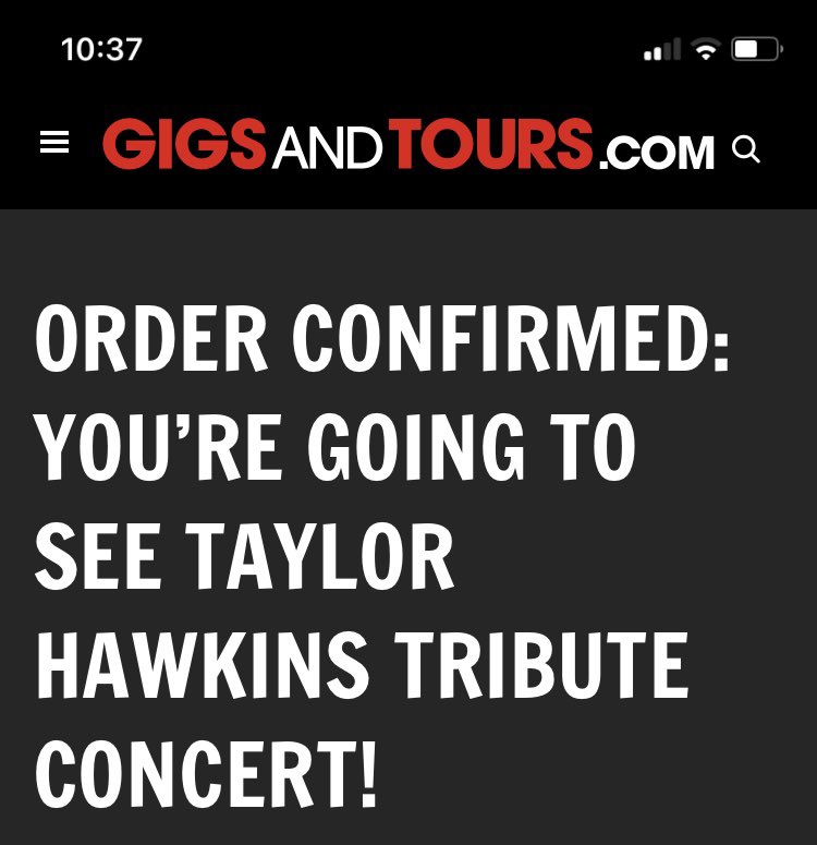 JulieFrost3's tweet photo. Well that’s my day/night sorted for 3rd September #FooFighters #TaylorHawkins #sickwithexcitement https://t.co/HS9gJxxY0Z