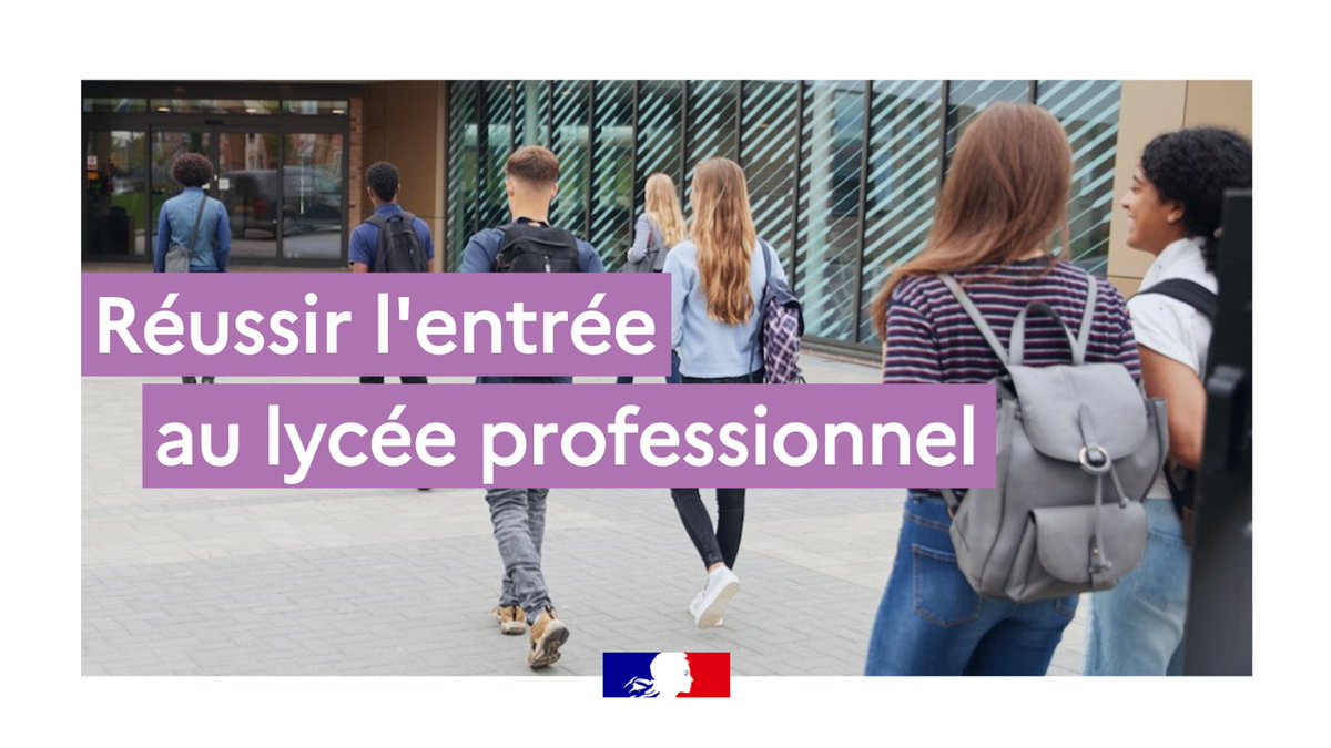 📍Après la classe de 3e, l'entrée au lycée professionnel nécessite une attention particulière pour préparer au mieux les élèves aux spécificités de la #VoieProfessionnelle

Différents moyens d'action sont mis en œuvre pour accompagner cette transition 🔀 tinyurl.com/4fbfvtv2