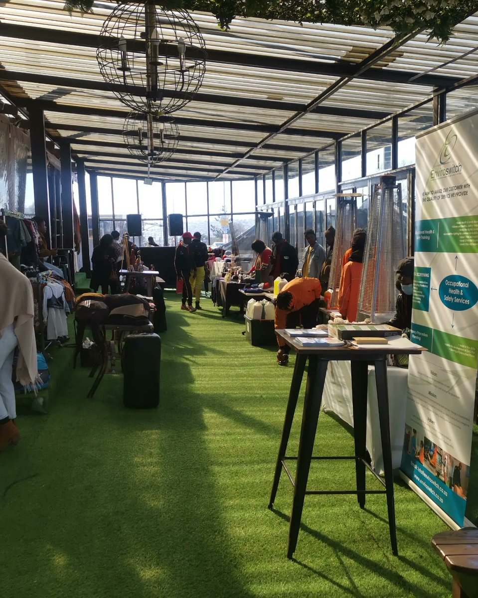 EnviroswitchSA's tweet photo. Enviroswitch is exhibiting at @TheHangAwt1632 (@Shimza01 Cool Joint) in Tembisa... Come &amp; support... This is how we are spending our Youth Day 16th June 2022 #bigenoughtodeliver #smallenoughtocare #youthday #YouthDayCelebration #youthday2022 #hangawt https://t.co/26AxvIBLkq