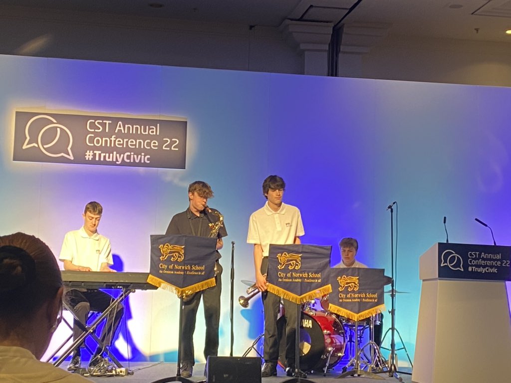 #CSTConf22 is underway as we open with the extremely talented @cns_school #TrulyCivic
