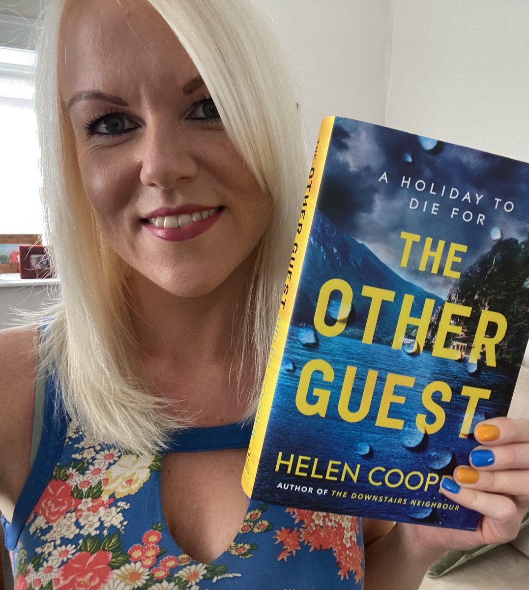 Happy author face! The Other Guest is out in hardback, eBook & audiobook in the UK. BIG thanks to @kimberleyatkins & the @HodderFiction team; @DSDieterich & @PutnamBooks; @HellieOgden & @JanklowUK & everyone who has read, bought or reviewed hachette.co.uk/titles/helen-c…