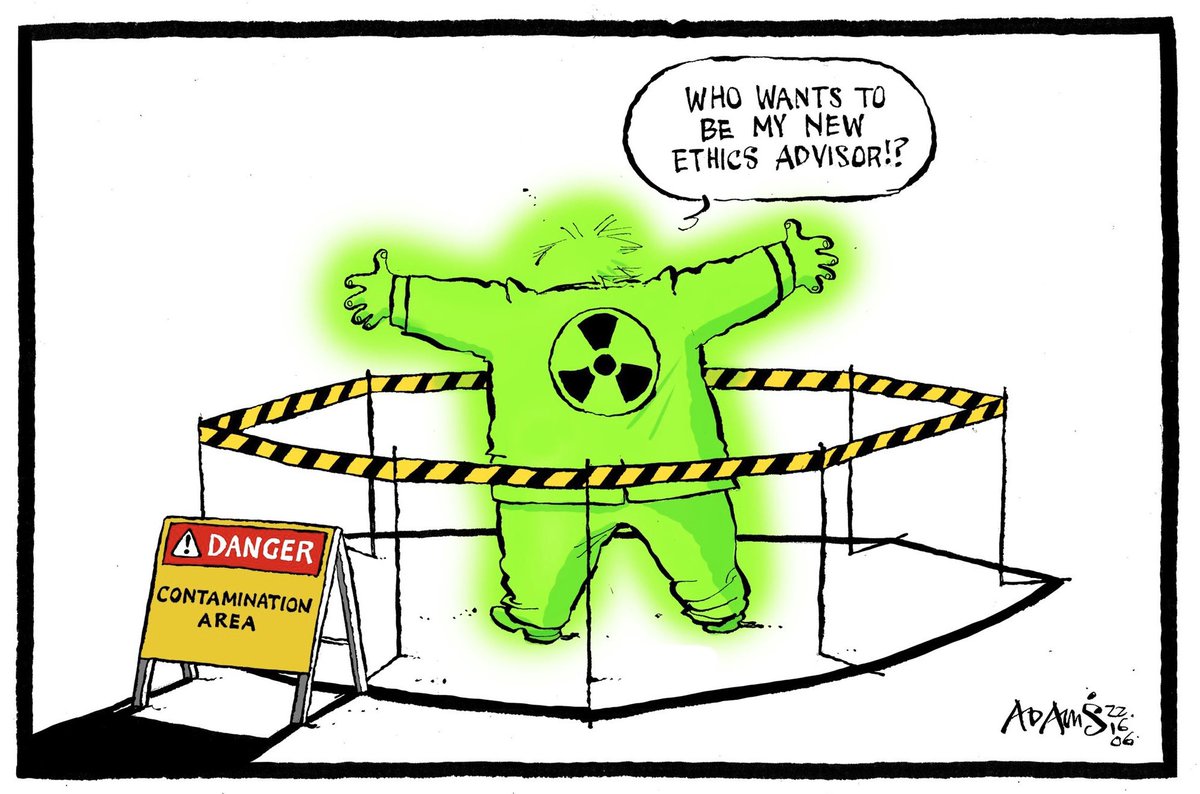 Cartoon4sale's tweet image. Christian Adams on #BorisJohnson #Ethics #BorisJohnsonMustGo - political cartoon gallery in London original-political-cartoon.com