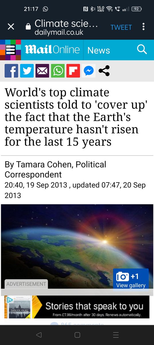 @codechris @KerrAvonB7 @GaryLineker It's not though. It's stagnated this last 15 years. Prior to that, 0.3°c.