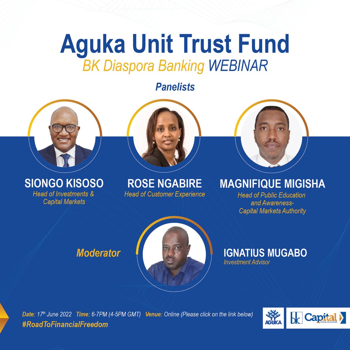 bk_capital's tweet photo. Twaguke turi no mumahanga!
Join our webinar this Friday, the 17th as we talk more about achieving financial freedom while abroad!
click https://t.co/g6FNYCb5D1 to join.
@CMARwanda
#RwoT #Aguka #InvestInRwanda #AchieveFinancialFreedom https://t.co/ZrmQ9ydwvA