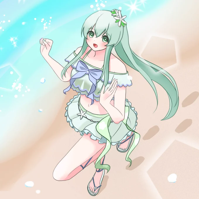 水着な紅巴#アサルトリリィ_FA 