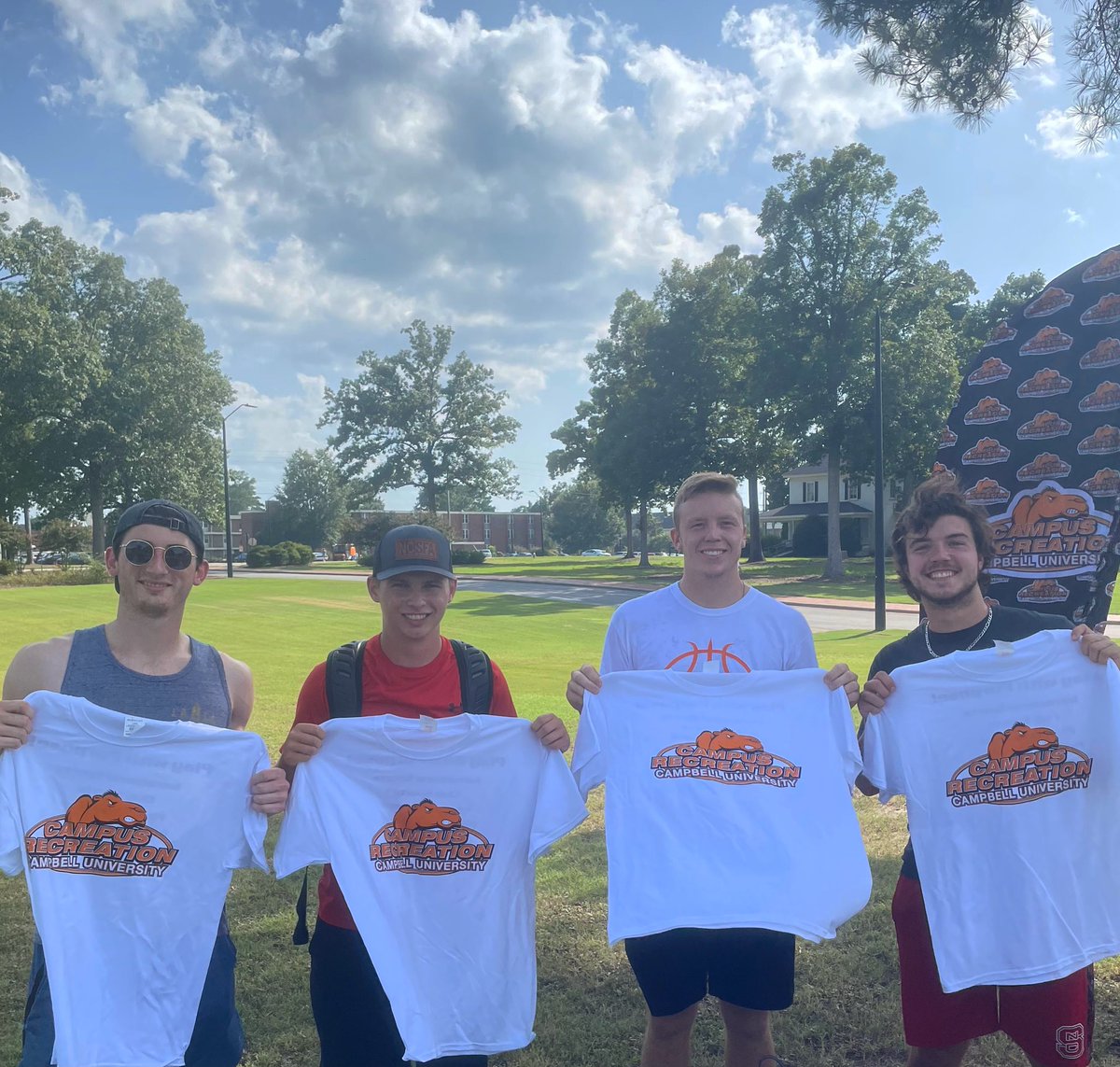 #throwbackthursday to our inaugural Camel Crawl from August 2021! We look forward to seeing you all at the 2nd Annual Camel Crawl this year during welcome week! More details and date coming soon. Fun activities and free shirts, can it get any better?! #campbelluniversity