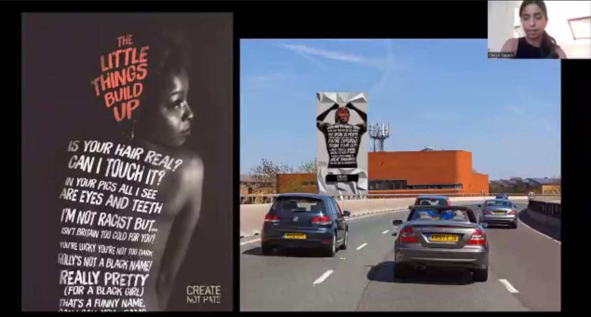 ArtsAtRandom's tweet photo. Great lightening talk from @raceequality's @_SSayani about the impact of the Create Not Hate campaign:
- Find messengers who are authentic and credible
- Understand how to reach people
- Link personal stories to societal structures
- Avoid fatalism
#CommsCreateChange https://t.co/eiMcu1dLZ4
