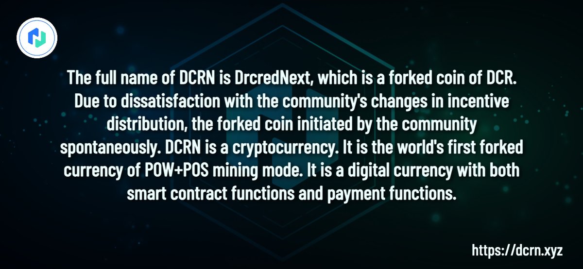 Decred_Next's tweet photo. #DCRN Introduction
#Decred #DecredNext #Bitcoin #cryptocurrency #Airdrops #PoW #PoS https://t.co/3F1lZn4PJD