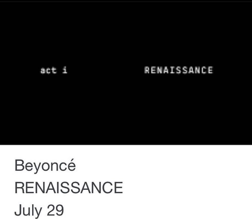 SinglyGayPod's tweet photo. Judiee’s
Idk how excited y’all are but let us tell you!! THE QUEEN B her self #Beyoncé will be releasing Act i to her new upcoming album #RENAISSANCE which Drops 7•29•22
#MyJudiees #IfYouCantKikiWitYoJudieesThenWhoCanYouKikiWit #TeaAndHotChocolate #Beyhive #QueenIsComing https://t.co/4gNJKLHAww