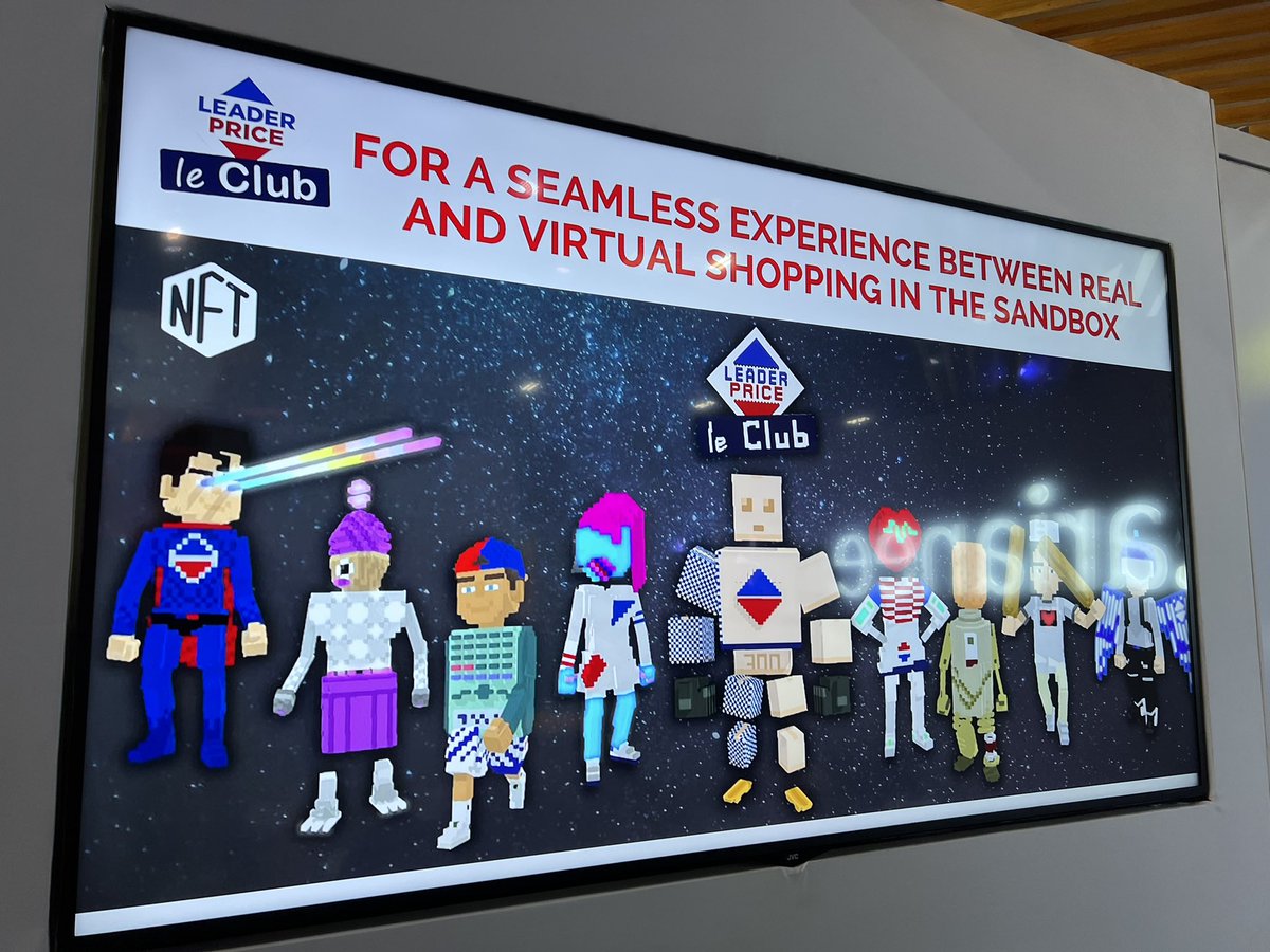 borgetsebastien's tweet photo. Here's a list of cool brands &amp; partners working with @TheSandboxGame at @VivaTech ?

@ArianeeProject 
@LOrealGroupe 
@People0fCrypto 
@Groupe_Casino 
https://t.co/WogzYGqZK4
@interactivestud 
@AXA 
and many more

Let me know if you spot others 😄

#Metaverse #Web31 https://t.co/3zn3qE4OBO