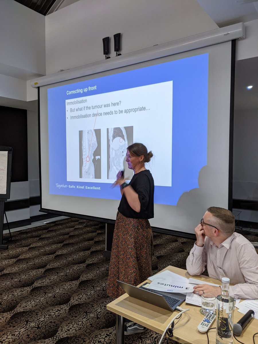Hannah Chantler talking about getting the right dose in the right place at the right time. One of two invited speakers at #ROBRT2022