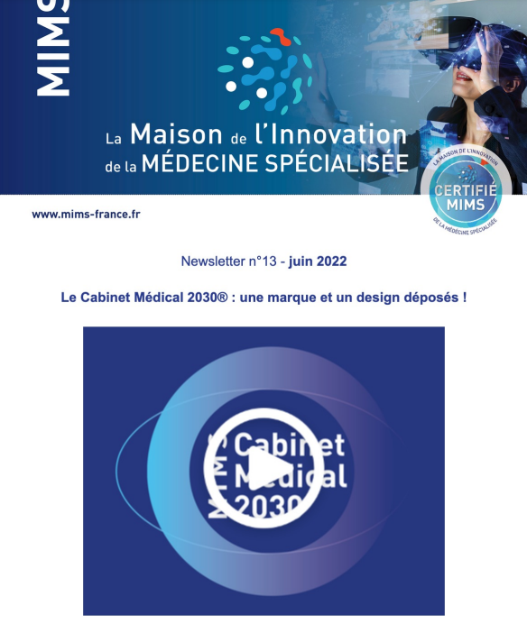 La newsletter de juin est disponible 🤩

Dr Stéphane Landais, co fondateur et Vice Président de la MIMS, nous présente le logo du Cabinet Médical 2030 :

"Le logo représente plus qu'une image, c'est une identité, une marque déposée"

👉A lire ici : mims-france.fr/sites/mims/fil…