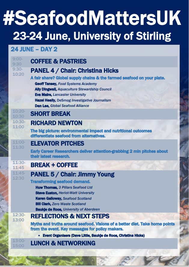 Aquaculture Research Collaborative Hub UK (@aquaculture_hub) on Twitter photo #SeafoodMattersUK 23-24 Jun <a href="/IoAStirling/">Institute of Aquaculture</a>
⭐️UPDATED PROGRAMME
⭐️Last spaces for posters & elevator pitches
⭐️New panellists, exhibits & demo's
Register👉 bit.ly/3MW5xTG
#seafood #aquaculture #food #salmon #shellfish #diet #environment #health #FoodForThought
⬇️⬇️⬇️ #SeafoodMattersUK 23-24 Jun <a href="/IoAStirling/">Institute of Aquaculture</a>
⭐️UPDATED PROGRAMME
⭐️Last spaces for posters & elevator pitches
⭐️New panellists, exhibits & demo's
Register👉 bit.ly/3MW5xTG
#seafood #aquaculture #food #salmon #shellfish #diet #environment #health #FoodForThought
⬇️⬇️⬇️