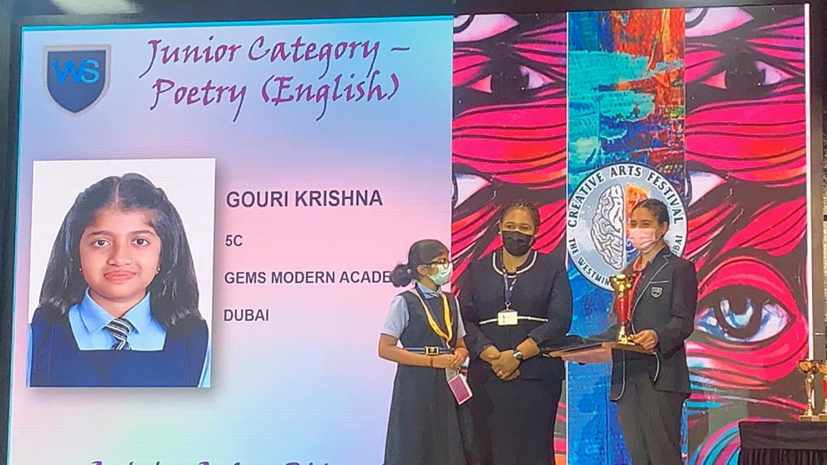 GEMS Modern Academy (@dxbmodern) on Twitter photo A winning streak for Modern at, 'Waxing Eloquent', in The Millennium School and The Creative Arts Festival at The Westminster School. Well done students!
<a href="/KNargish/">Nargish Khambatta</a> <a href="/bridget_alyson/">Aly Bridge</a> A winning streak for Modern at, 'Waxing Eloquent', in The Millennium School and The Creative Arts Festival at The Westminster School. Well done students!
<a href="/KNargish/">Nargish Khambatta</a> <a href="/bridget_alyson/">Aly Bridge</a>