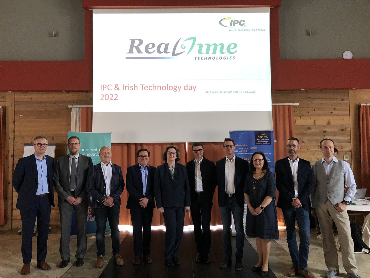 CManahanIRL's tweet photo. How do we do #DigitalTransformation? #IPC & #IrishTechnology #Innovation excellent speakers & companies 🇨🇿🌏🇮🇪 @Entirl @SmartFactoryIE #RealtimeTechnologies @mzvcr @dfatirl @LeoVaradkar @ThomasByrneTD @IrlEmbPrague https://t.co/Qshm9u1fRF