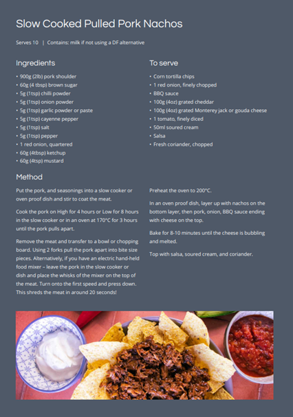 Great British Pork (@gbpork) on Twitter photo Pork Shoulder has to be an absolute favourite its cheap its versatile and is really flavoursome. <a href="/ladies_in_pigs/">Ladies In Pigs</a> have an amazing slow cooked pork shoulder recipe with Nachos, great for sharing over the summer.
ladiesinpigs.co.uk/recipe-booklet/ Pork Shoulder has to be an absolute favourite its cheap its versatile and is really flavoursome. <a href="/ladies_in_pigs/">Ladies In Pigs</a> have an amazing slow cooked pork shoulder recipe with Nachos, great for sharing over the summer.
ladiesinpigs.co.uk/recipe-booklet/