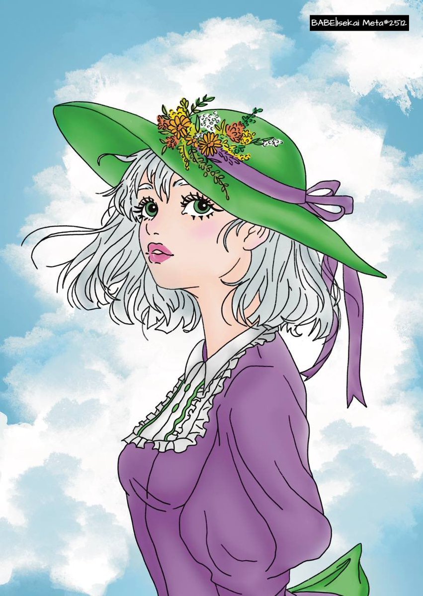 BABEMPE's tweet photo. I decided to make a slightly different drawing format💛 I wanted to make our heroine more mature and feminine!  she is very beautiful and very kind!  How are you dear? @IsekaiMeta 
#NFTCommunity #IsekaiMeta https://t.co/e24NM0qq0X