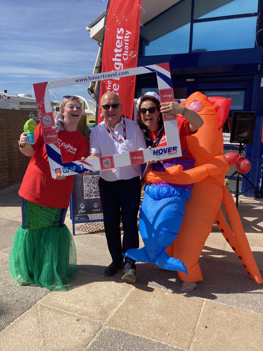 louise_ffc_furn's tweet photo. Come and see @ScottishFee_FFC and I @HovertravelLtd today! Come and see us and the crews @Southsea24 - #festivalready https://t.co/gToWYcKbZd