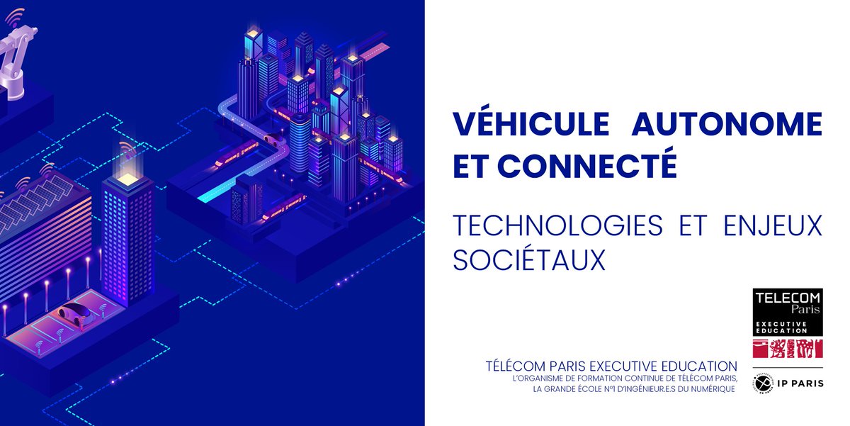 TP_ExEd's tweet photo. #SmartMobility
Analysez l’architecture des véhicules autonomes et connectés, automatisés, sécurisés et adaptés aux nouveaux usages de la mobilité intelligente.

👉 En savoir + https://t.co/KkJT6UXvkY

#AutonomousVehicle #InternetofThings #IoT #ExecutiveEducation #TransfoNum https://t.co/ClG5No2C8X