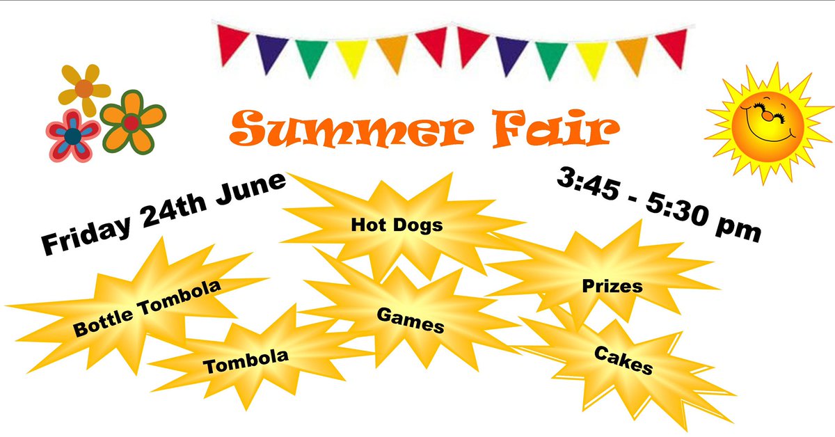 Friends_WS's tweet photo. Please join us next Friday for our Summer fair, fingers crossed the weather is like today! Lots of stalls planned including the ever popular bottle tombola and for this year a pre loved uniform stall @Waterprimary https://t.co/6aMTUmpphG