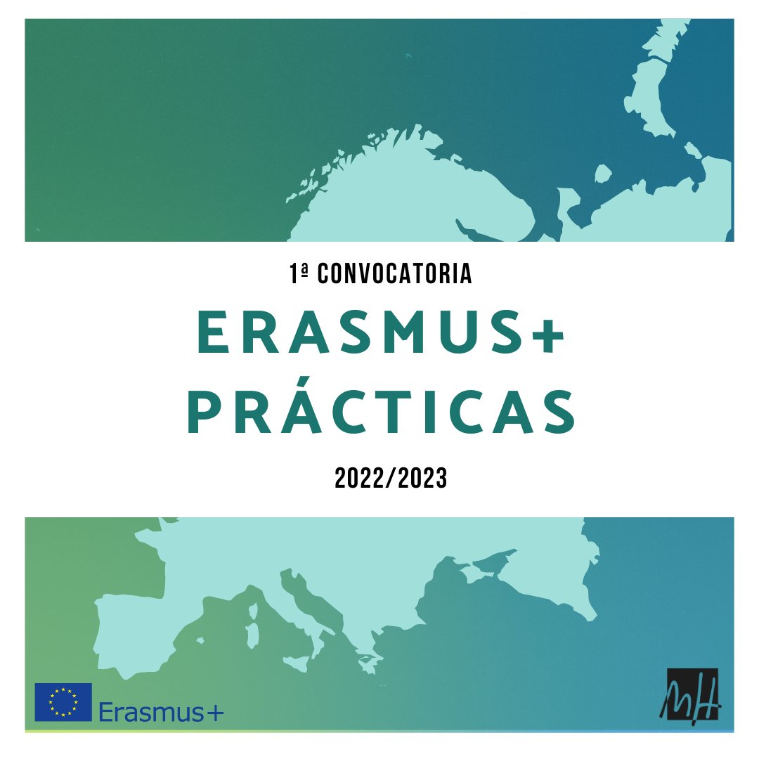 GlobalUMH's tweet photo. 🚨 El Vicerrectorado de Relaciones Internacionales de la UMH publica la 1ª convocatoria #Erasmus+ 🇪🇺 Prácticas para el curso 2022/23
👉🏽Consulta aquí las bases:
https://t.co/KtSJtWxyxT https://t.co/RRdQhlReLc