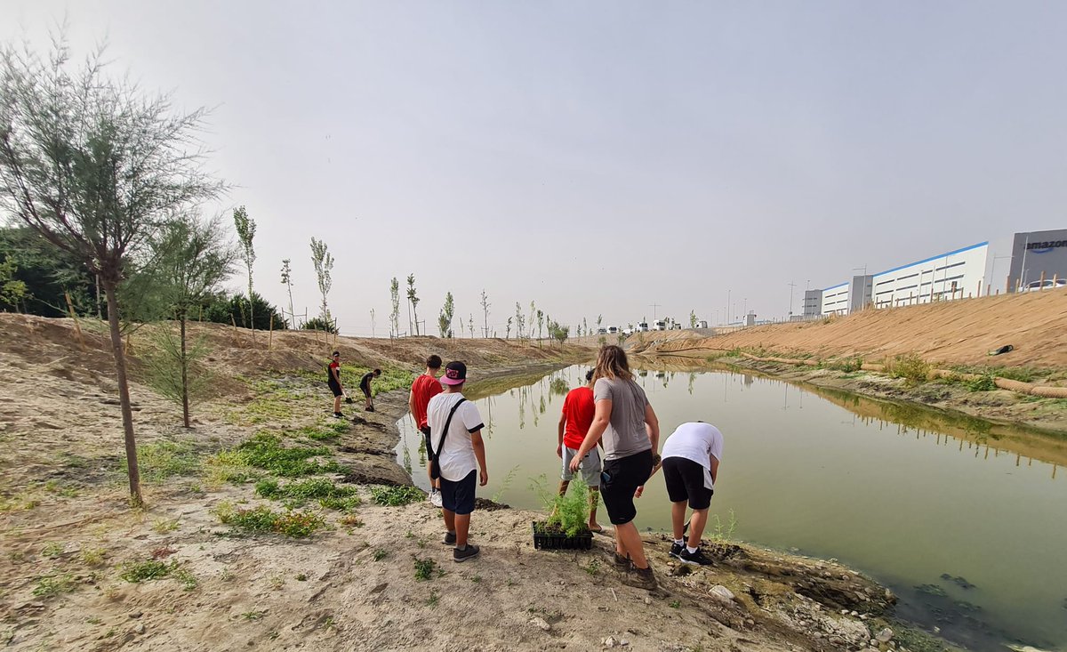 PCI_UrbanCM's tweet image. ¡Seguimos trabajando por un mundo mejor! 
Los estudiantes de la nueva edición del #ProgramaInspira visitaron ayer la #PlataformaCentralIberum para conocer todos los criterios ambientales que nos hacen ser referentes en el sector inmologístico ecoambiental en Europa.