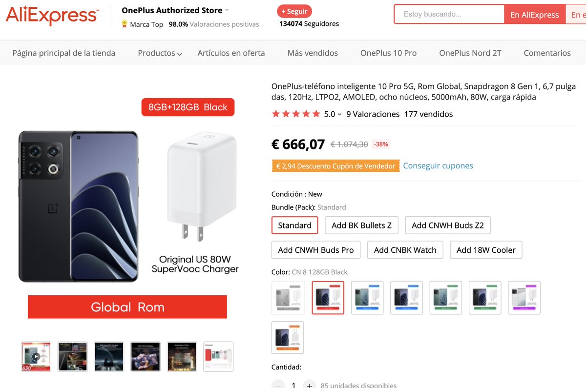 rekomind's tweet photo. ¡El OnePlus 10 Pro está de oferta desde 666,07€ en AliExpress! 
https://t.co/hvNebxfmDw https://t.co/twvv25vK0T