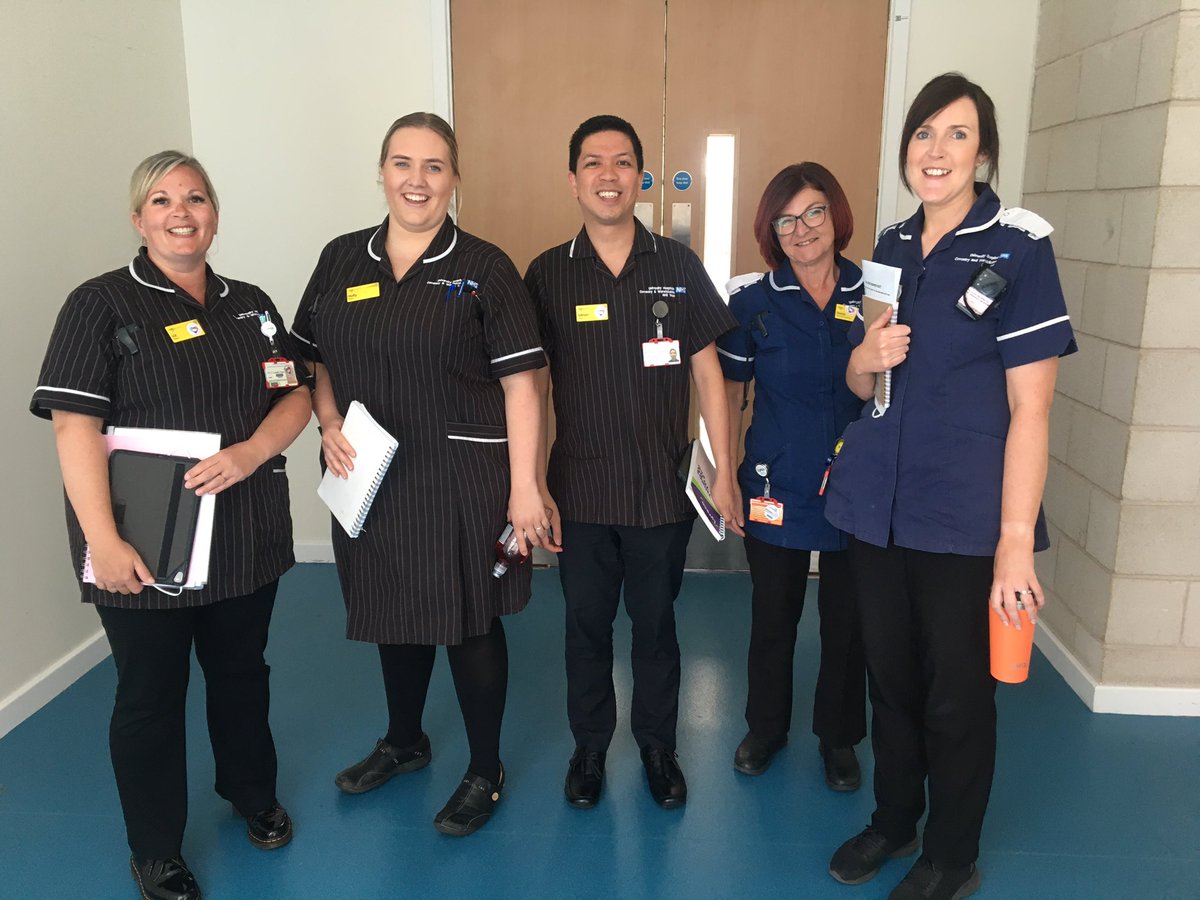 MarieFogarty7's tweet photo. Some of #teamEM’s leaders at our #P2E forum this morning…. Getting excited for survey and having an opportunity for nursing to shine… #proud #surveyready #ideasgeneration #positivity @UHCWP2E https://t.co/pRNJrtvlrn