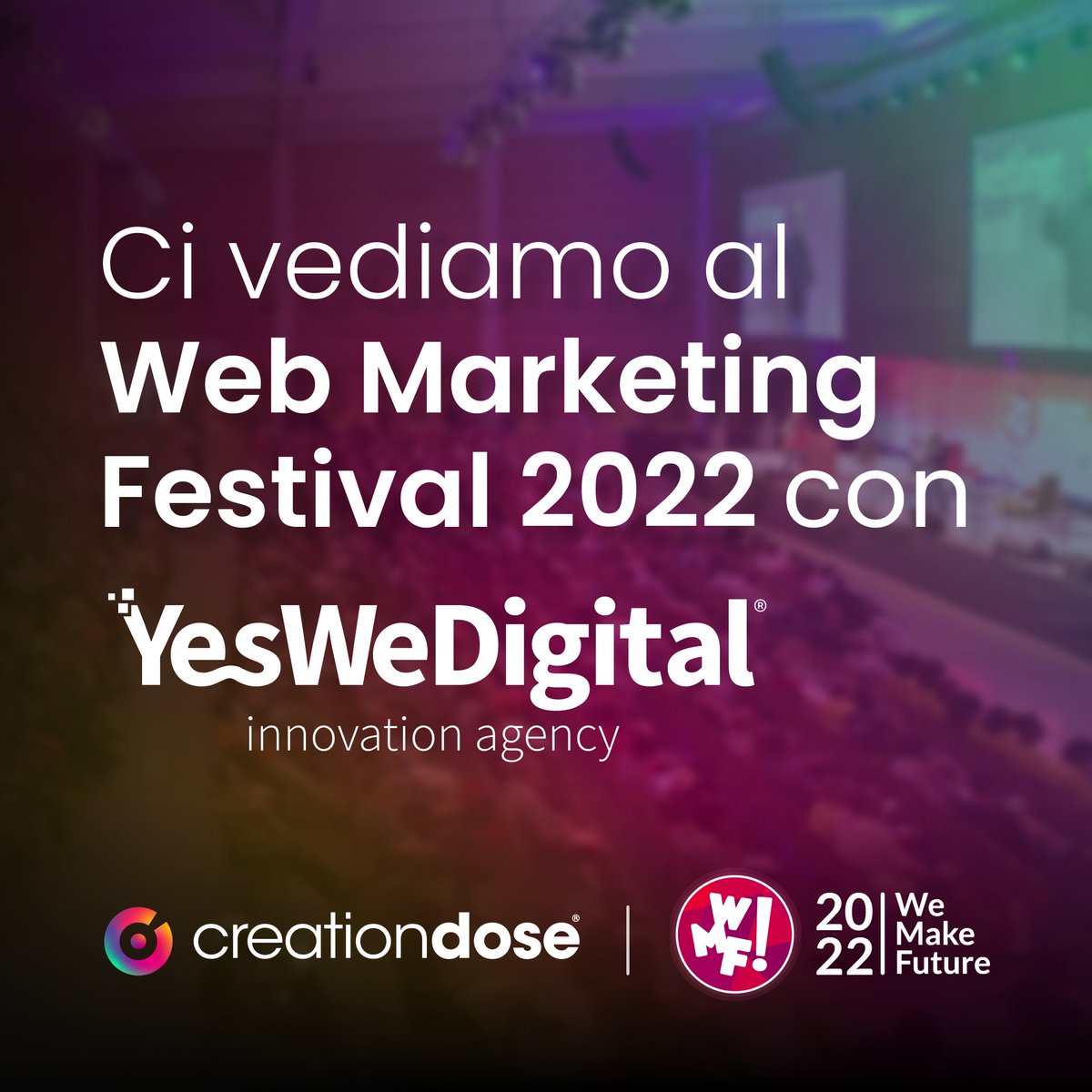 creationdose's tweet photo. Da oggi fino a sabato 18 giugno saremo al @ilfestival sugli schermi di @YesWeDigital1, la realtà con la quale abbiamo realizzato il digital signage della #DoseFactory! Segui le nostre Instagram Stories e vivi l'evento insieme a noi!
👉🏻 https://t.co/O66tLvdjc2 https://t.co/jm76zyemH2